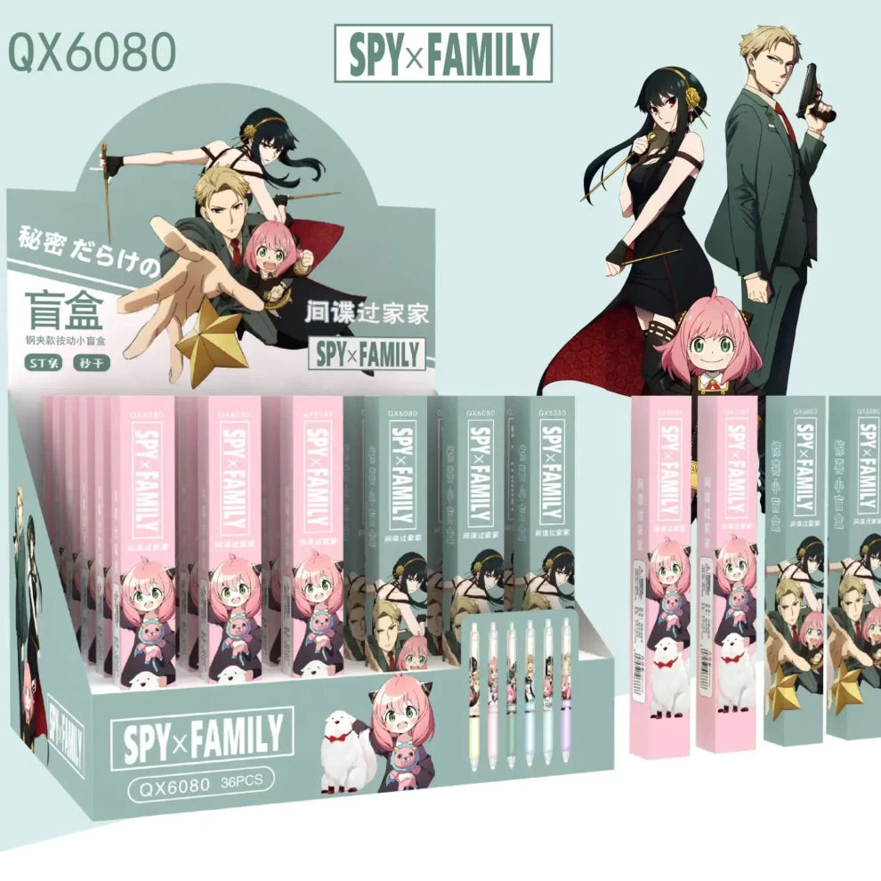 Anime Spy x Family Gel Pen 0.5mm Black Ink Office Study Stationery Supplies High Quality (1pcs Only)