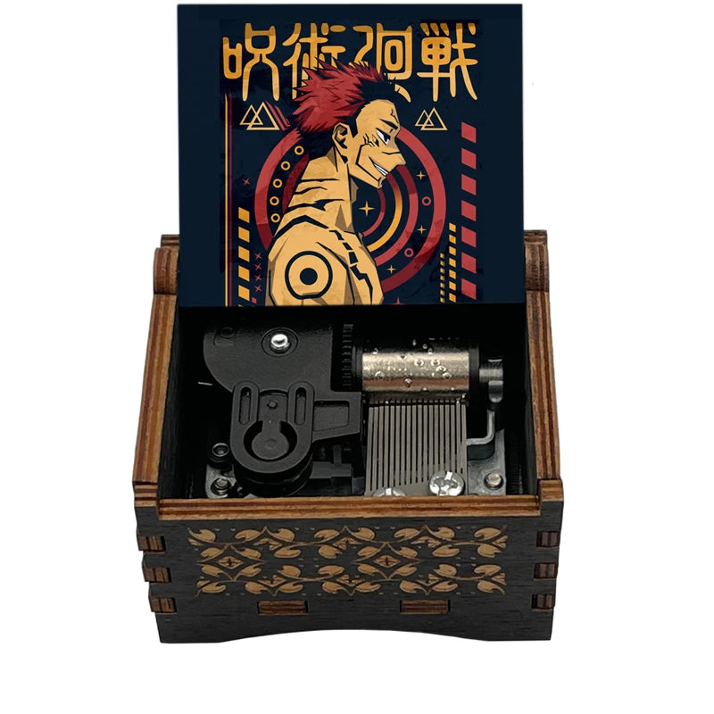 Anime Jujutsu Kaisen Music box (Automatic)- Wood | MMRK UAE