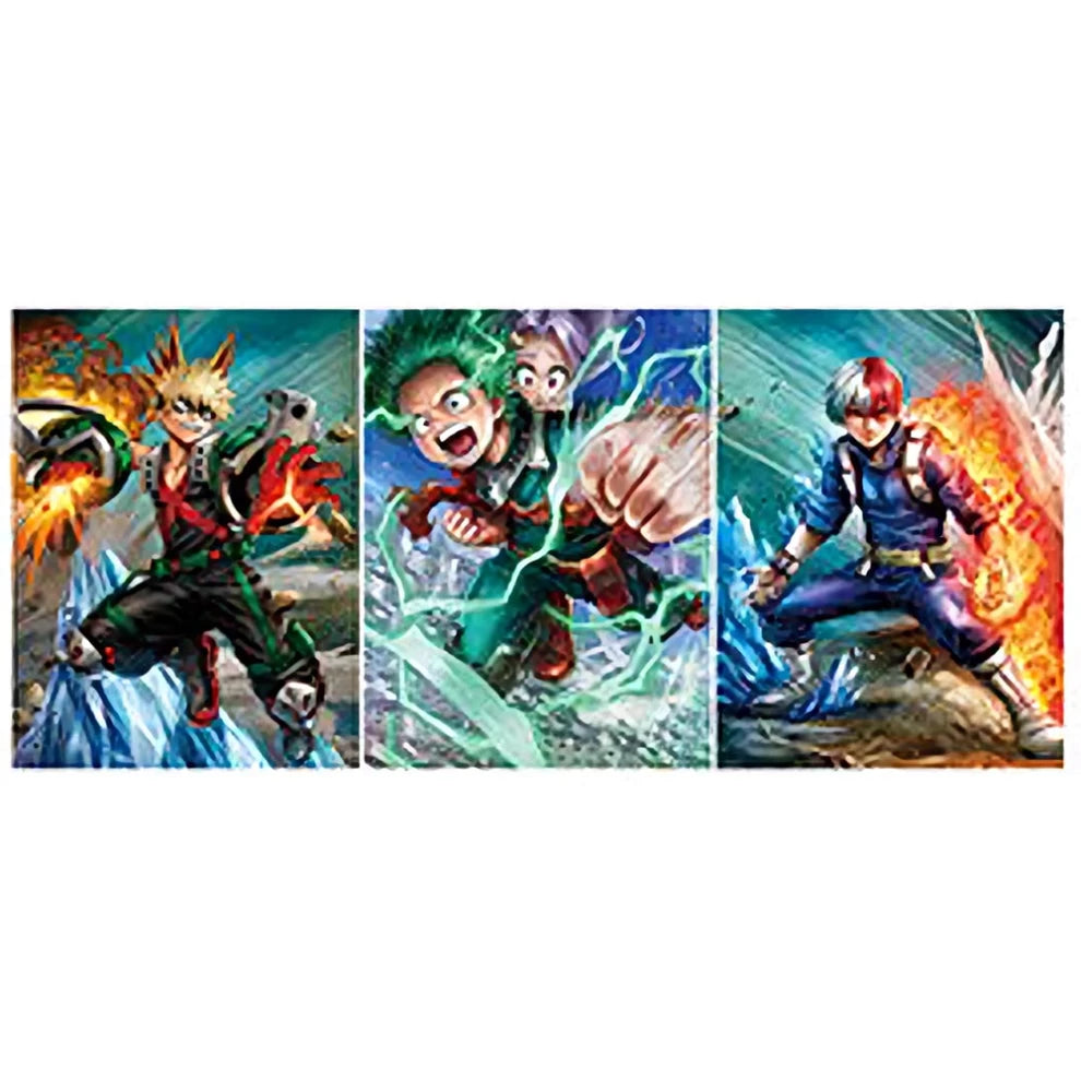 Anime My Hero Academia 3D Poster (3 in 1) - Vers.2