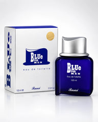 Rasasi Blue For Men Eau de Toilette 100ml with perfume bottle and box