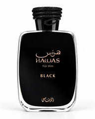 Rasasi Hawas Black Eau de Parfum 100ml perfume bottle for men
