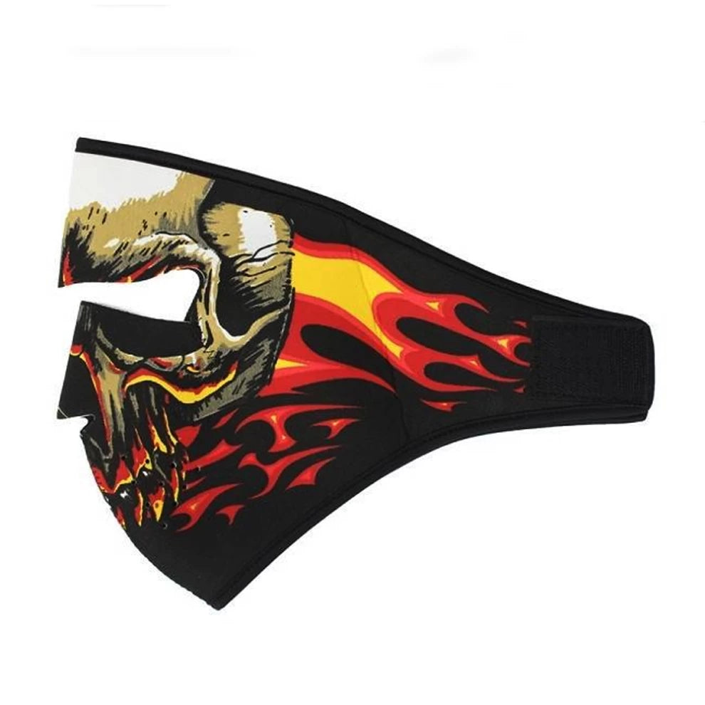 Halloween Skull Biker Mask 1