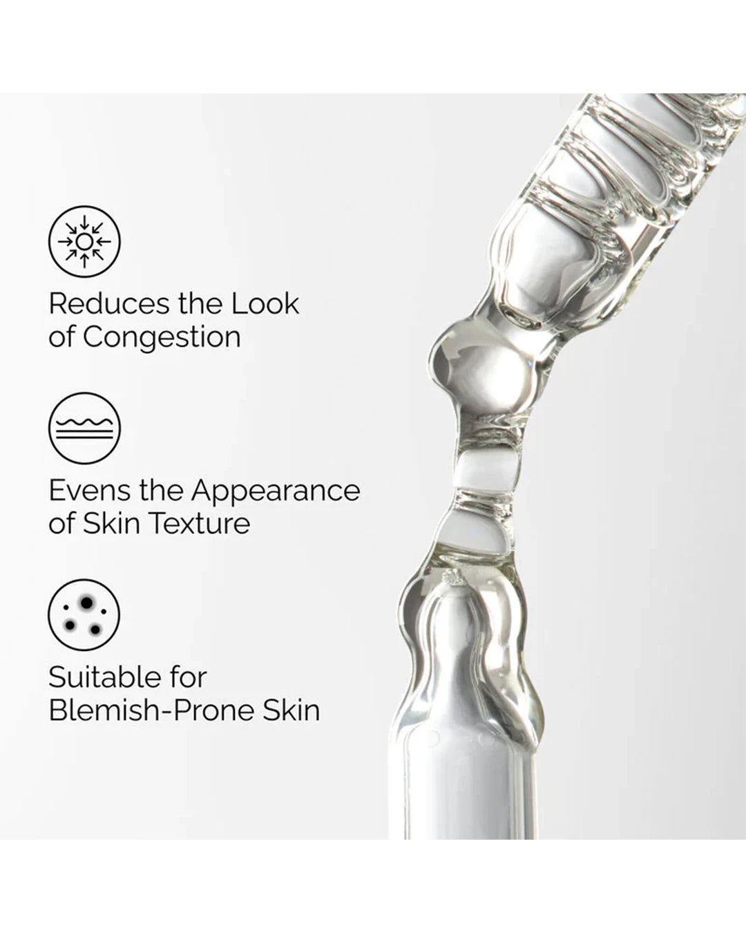 The Ordinary Salicylic Acid 2% Solution helps reduce the look of congestion and improve uneven skin texture
