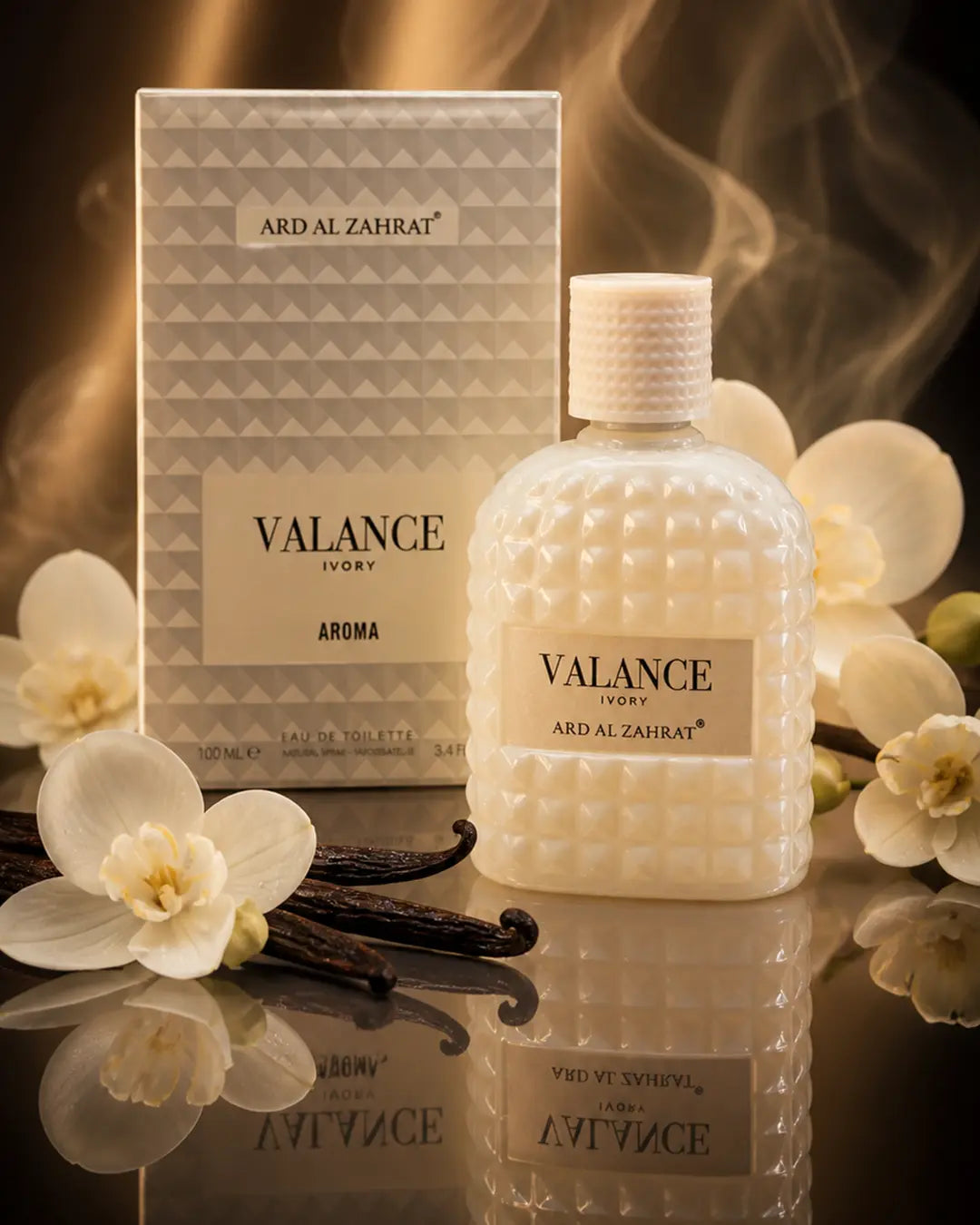 Valance Ivory perfume 100ml soft clean powdery elegant fragrance UAE