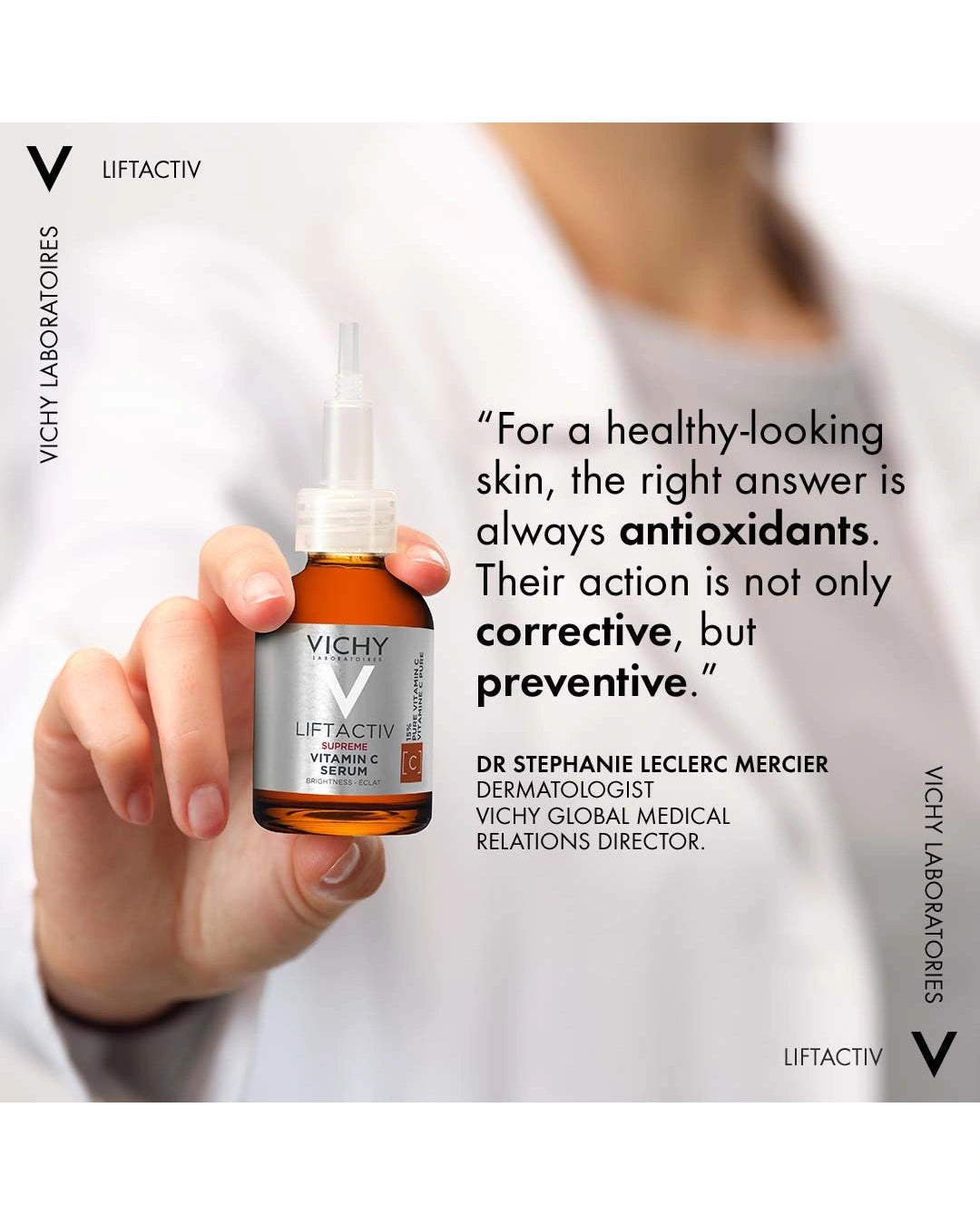Vichy Liftactiv Supreme Vitamin C Serum 15% texture and brightening skincare results