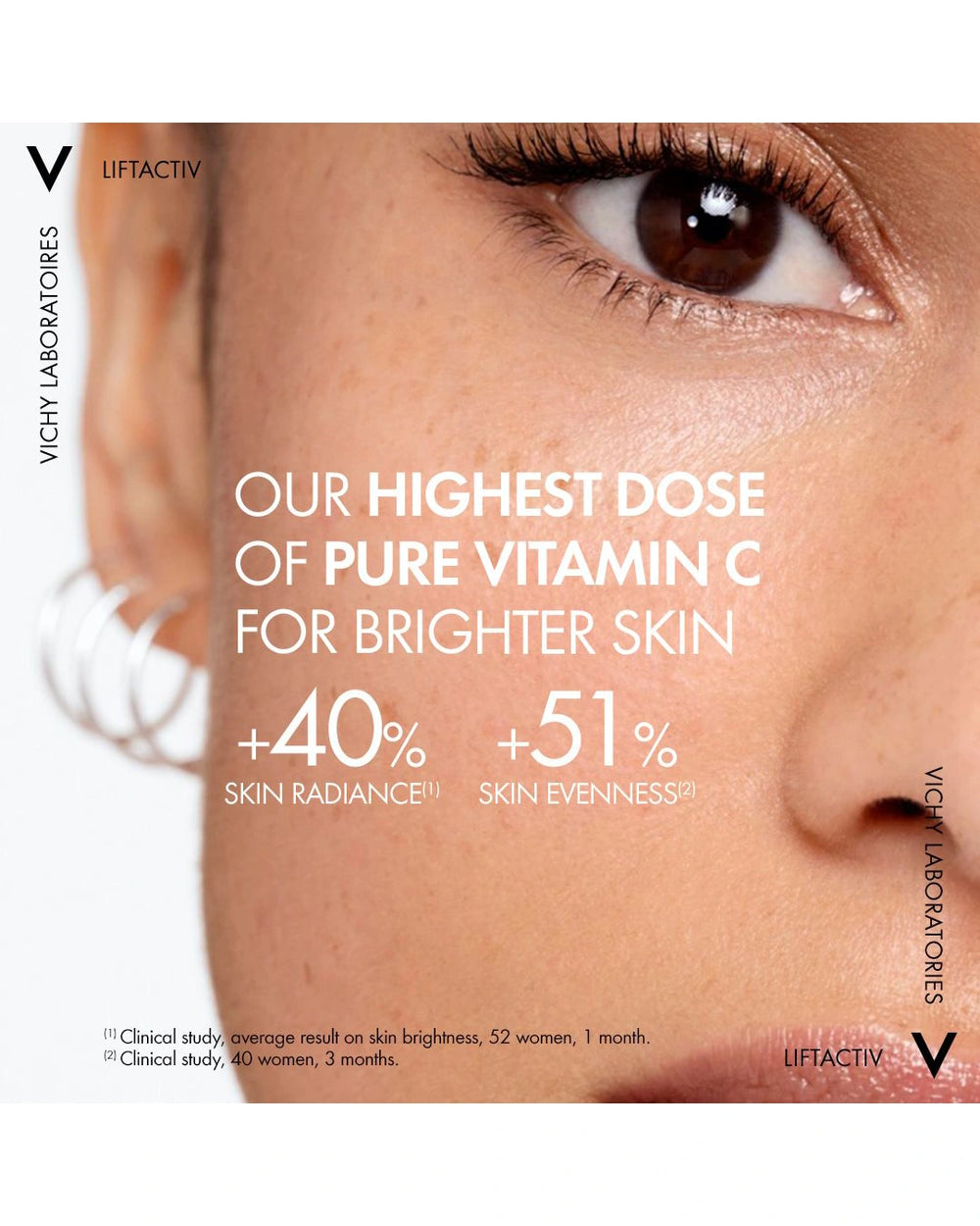 Vichy Vitamin C Serum 20ml face application for brighter smoother-looking skin